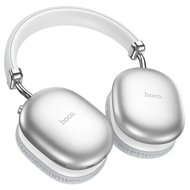 Бездротові накладні навушники HOCO W35 Max Joy BT headphones Silver (6942007612210) - Фото 3 Бездротові накладні навушники HOCO W35 Max Joy BT headphones Silver (6942007612210) - изображение 3