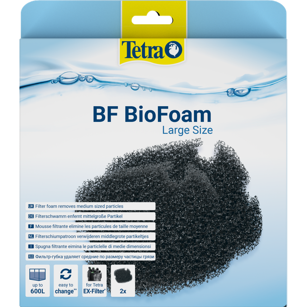 Вкладиш Tetra BioFoam для зовнішнього фільтра EX 1200/1200 Plus губка 2 шт - зображення 3