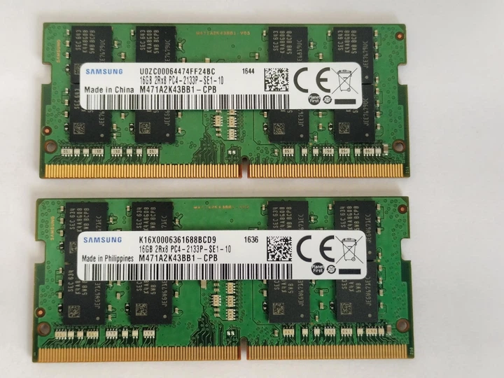 Samsung DDR4 16GBx2枚 計32GB PC4-2133P Модуль оперативної пам'яті 32Gb DDR4 Samsung 2R8 PC4 2133P