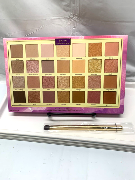 Палітра тіней для повік Tarte CosmeticsTartelette Full Bloom Amazonian Clay Eyeshadow Palette 28 оттенков - зображення 8