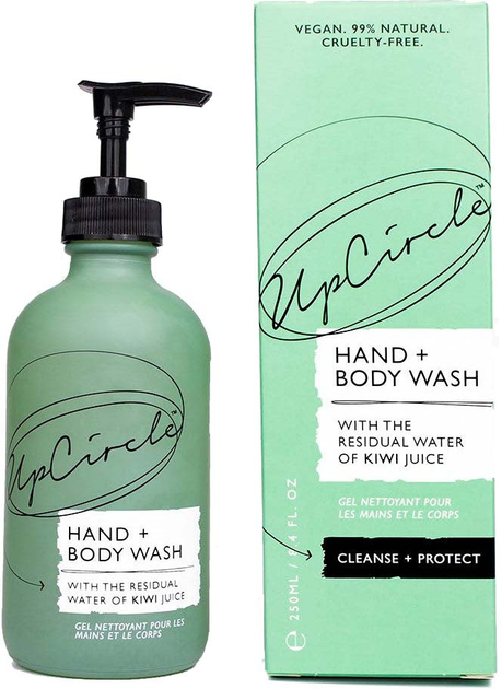 Żel do ciała i dłoni UpCircle Wash with Kiwi Juice 250 ml (5060571720986) - obraz 1