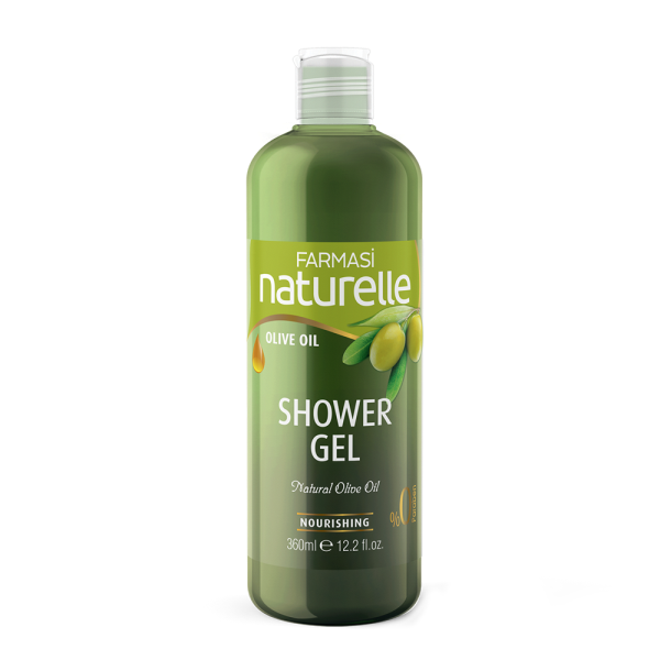 Гель для душу Farmasi Naturelle Olive Oil, 360 мл - Фото 1 Гель для душу Farmasi Naturelle Olive Oil, 360 мл - изображение 1