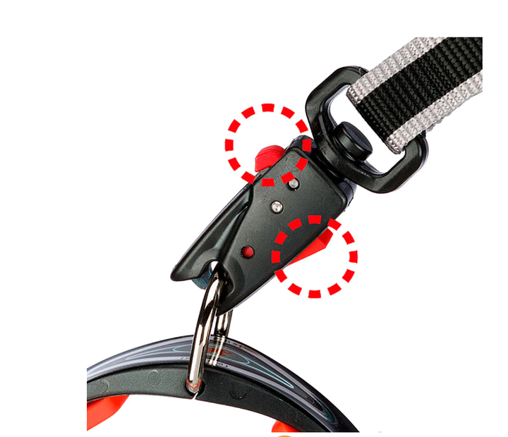 Поводок для собак Ferplast Sport Dog Matic G20/120 нейлоновый розовый 2х120 см 78004316 - изображение 9