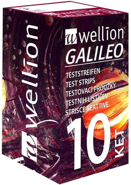 Тест-полоска на кетоны крови Wellion Galileo WELL10-10KET 10 шт. - изображение 1