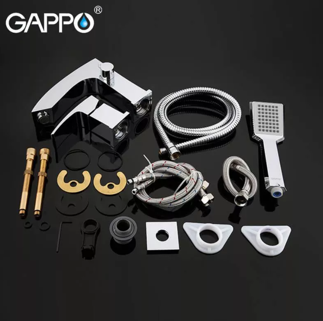 Смеситель для ванны на борт GAPPO G1107, хром - Фото 5 Смеситель для ванны на борт GAPPO G1107, хром - изображение 5