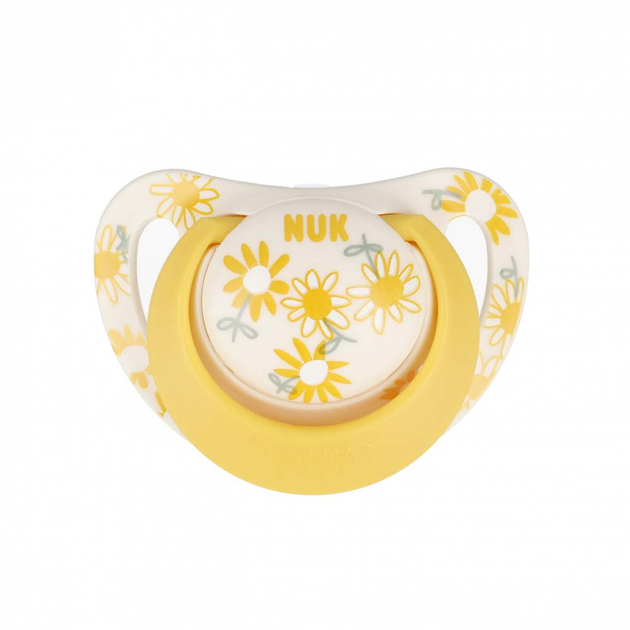 Пустушка Nuk Star 18-36 місяців Червона Жовта 2 шт (4008600442509) - зображення 3