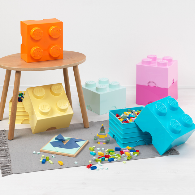 Pojemnik do przechowywania LEGO Storage Brick 4 Rosa (40031738) - obraz 8