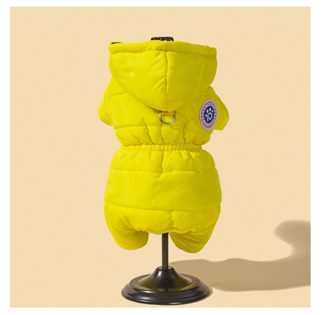 Комбинезон для собак и котов EcoToys Yellow S желтый A: 24 см B: 32 см C: 28 см 6927 - Фото 4 Комбинезон для собак и котов EcoToys Yellow S желтый A: 24 см B: 32 см C: 28 см 6927 - изображение 4