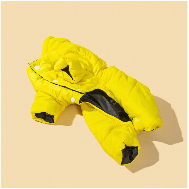 Комбинезон для собак и котов EcoToys Yellow S желтый A: 24 см B: 32 см C: 28 см 6927 - Фото 6 Комбинезон для собак и котов EcoToys Yellow S желтый A: 24 см B: 32 см C: 28 см 6927 - изображение 6