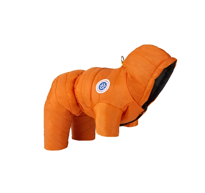Комбінезон для собак та котів EcoToys Orange S помаранчевий A: 24 см B: 32 см C: 28 см 6933 - Фото 2 Комбінезон для собак та котів EcoToys Orange S помаранчевий A: 24 см B: 32 см C: 28 см 6933 - зображення 2