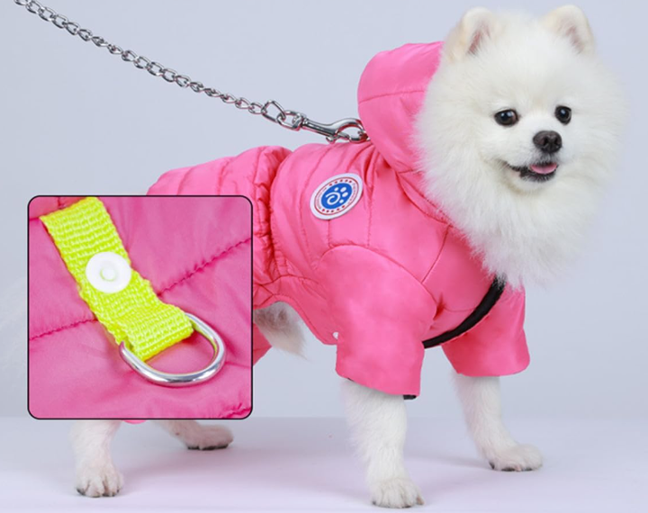 Комбінезон для собак та котів EcoToys Rose S малиновий A: 24 см B: 32 см C: 28 см 6958 - Фото 4 Комбінезон для собак та котів EcoToys Rose S малиновий A: 24 см B: 32 см C: 28 см 6958 - зображення 4