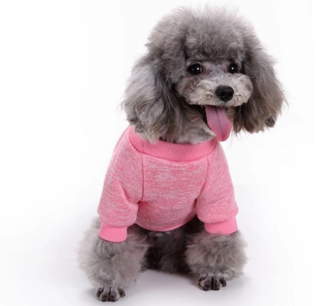 Кофта для собак и котов EcoToys Pink XS рябая розова A: 20 см B: 31 см C: 19 см 7129 - Фото 3 Кофта для собак и котов EcoToys Pink XS рябая розова A: 20 см B: 31 см C: 19 см 7129 - изображение 3