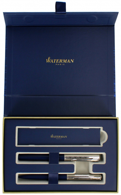 Zestaw Waterman Allure Deluxe Blue Długopis + Pióro wieczne Niebieskie (5000005076357) - obraz 1