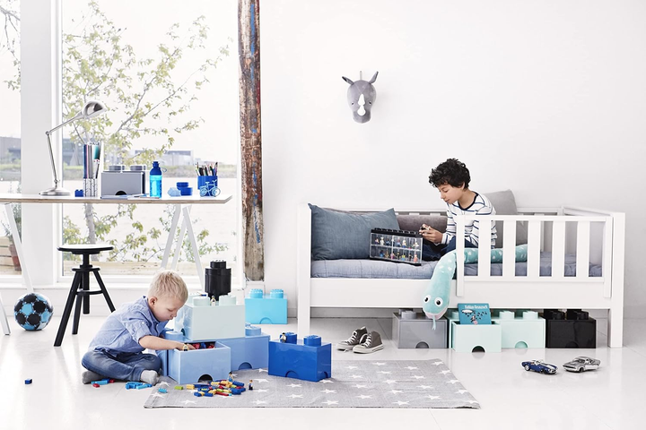 Pojemnik do przechowywania LEGO Storage Brick 4 z szufladą AquaBlue (40051742) - obraz 10