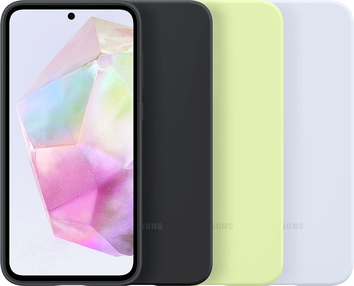 Etui Samsung Silicone Case do Samsung Galaxy A35 Black (EF-PA356TBEGWW) - obraz 6