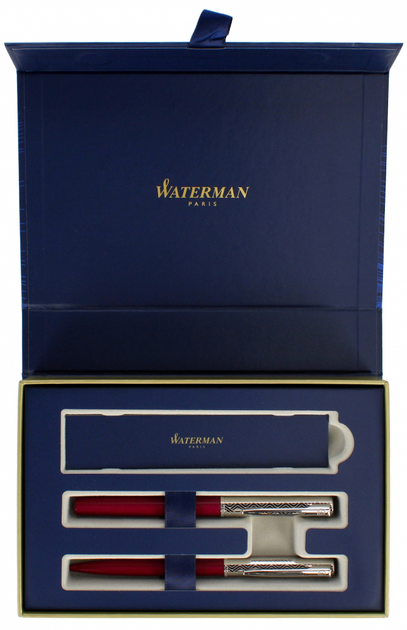 Zestaw Waterman Allure Deluxe Pink Długopis + Pióro wieczne Niebieskie (5000005076340) - obraz 1