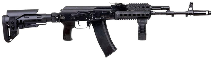 Пистолетная рукоятка DLG Tactical (DLG-180) для АК (полимер) обрезиненная, черная - изображение 2