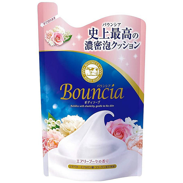 COW SOAP Bouncia Body Soap гель для душу з ароматом квіткового букету (змінний блок), 360 мл - Фото 1 COW SOAP Bouncia Body Soap гель для душу з ароматом квіткового букету (змінний блок), 360 мл - изображение 1