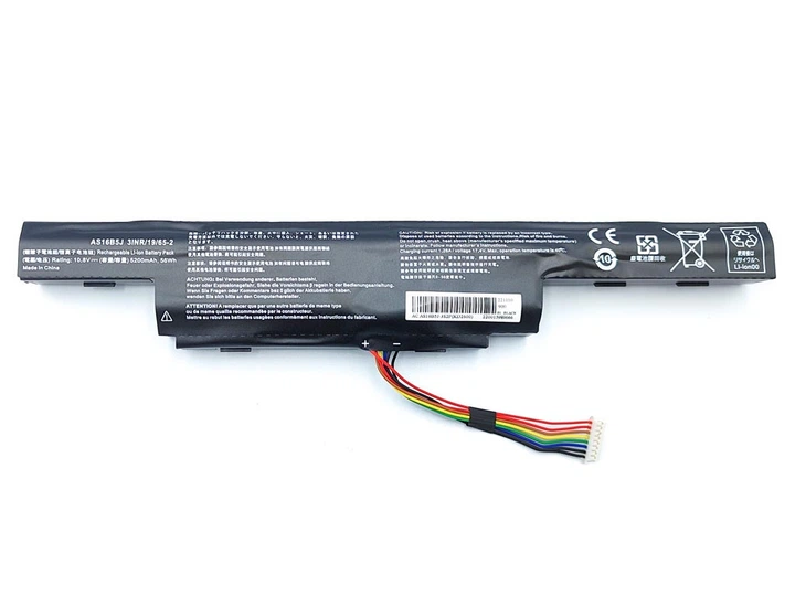 Батарея AS16B5J для ACER Aspire E15 E5-575-33bm, E5-575G-5341 (10.8V 5200mAh). - Фото 2 Батарея AS16B5J для ACER Aspire E15 E5-575-33bm, E5-575G-5341 (10.8V 5200mAh). - зображення 2