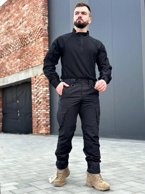 Тактический костюм Убакс + кайман черного цвета Полиция ДСНС 50 - изображение 1