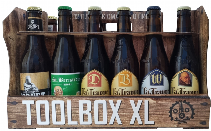 Пивной подарочный набор TOOLBOX XL "Пикник" - 12 бутылок пива ...