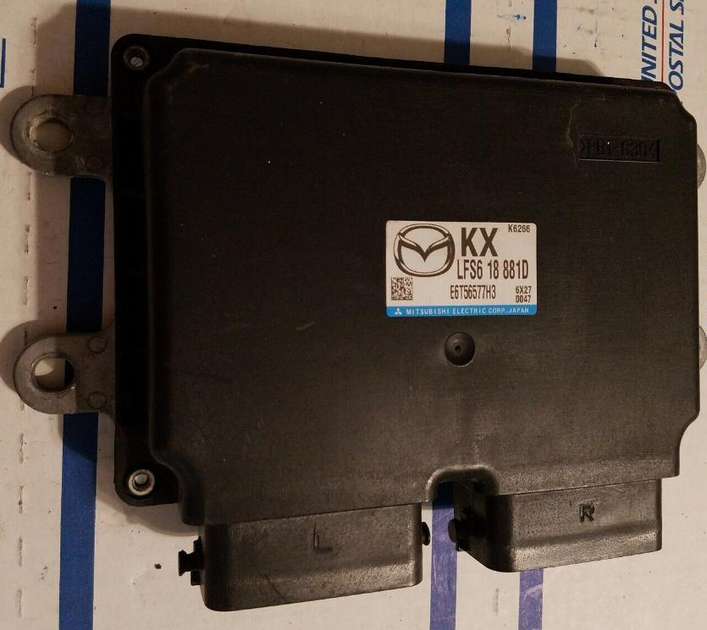 Блок управления двигателя Mazda LFS618881D - изображение 1