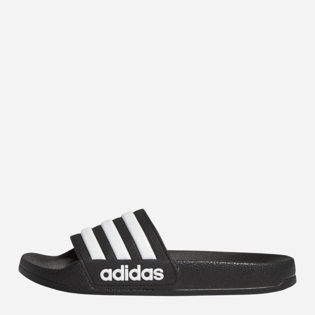 Klapki basenowe męskie Adidas Adilette Shower K G27625 38 Czarne z białym (4060516511977) - obraz 4