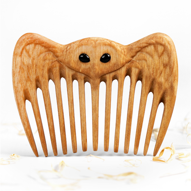 Женский Гребень для Волос ZAMASMEL Wood Smart Owl 12 х 10 х 1,1см Ручная Работа Деревянный Груша - Фото 1 Женский Гребень для Волос ZAMASMEL Wood Smart Owl 12 х 10 х 1,1см Ручная Работа Деревянный Груша - изображение 1