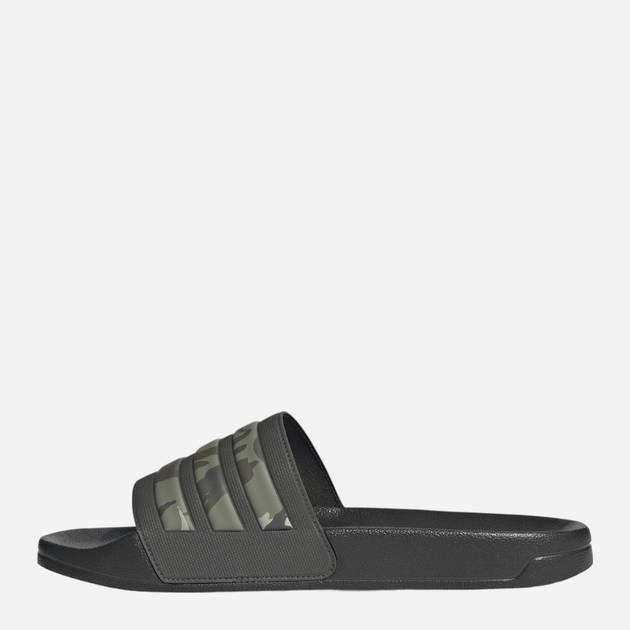 Klapki basenowe męskie Adidas Adilette Shower IG3683 40.5 Czarne z khaki (4066765052247) - obraz 3