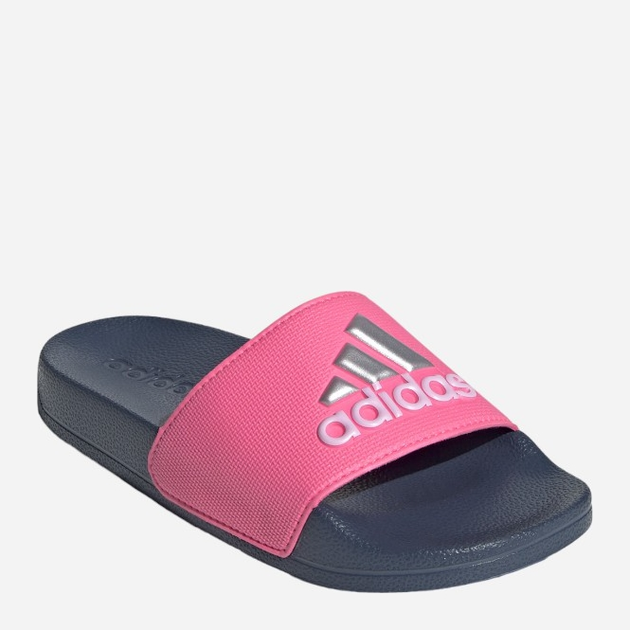 Klapki młodzieżowe dla dziewczynki Adidas Adilette Shower K IE2606 36 Różowy/Granatowy (4066759560048) - obraz 2