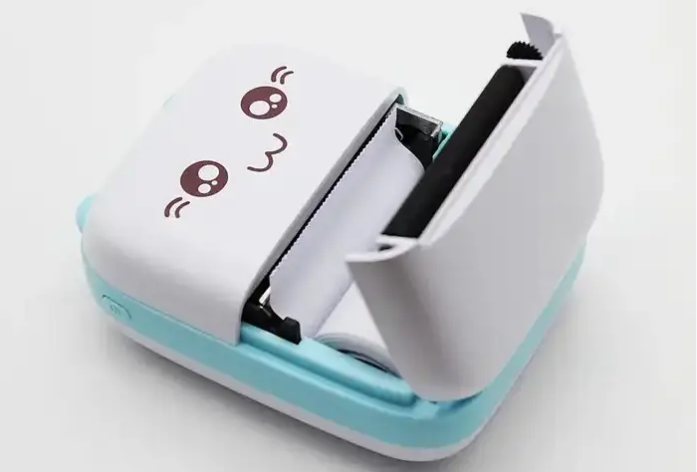 Портативний дитячий термопринтер для наклейок BAMBI CAT Mini Printer міні принтер без заливки чорнила BMP100 - зображення 9