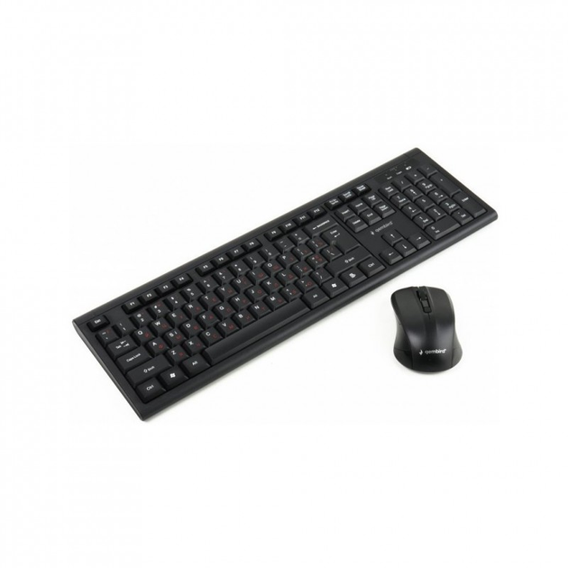 Комплект Gembird KBS-WM-03-UA Wireless Black (KBS-WM-03-UA) (199390) - изображение 1
