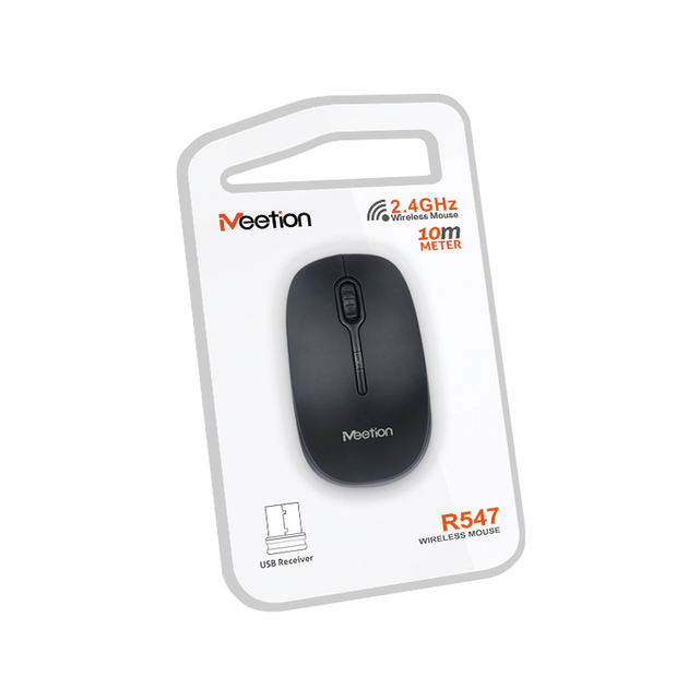 Мышка беспроводная оптическая MEETION 2.4G MT-R547 Серый - изображение 2