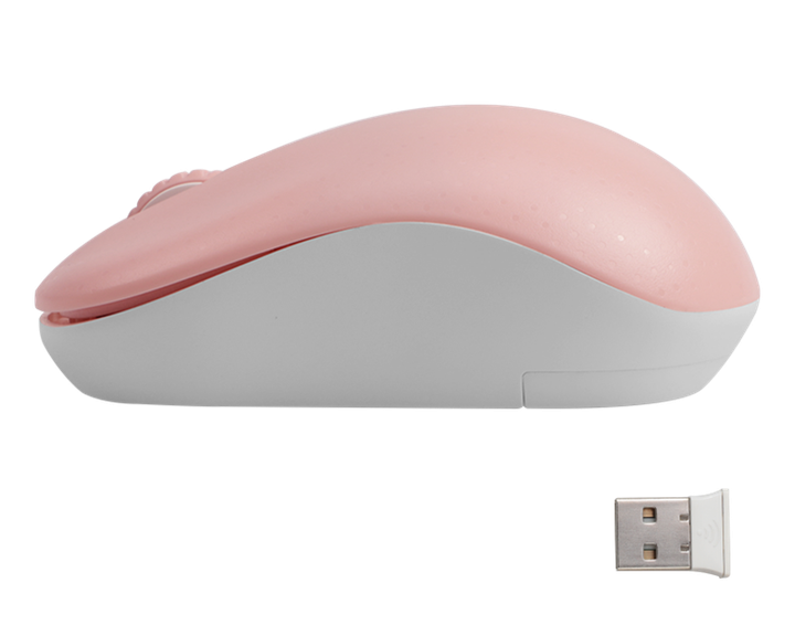 Мышка беспроводная оптическая MEETION 2.4G MT-R545 Розовый - изображение 5