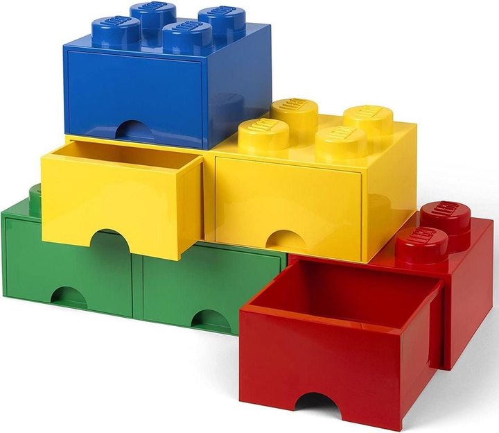Контейнер для зберігання LEGO Storage Brick Drawer 4 з висувним ящиком Червоний (40051730) - зображення 5