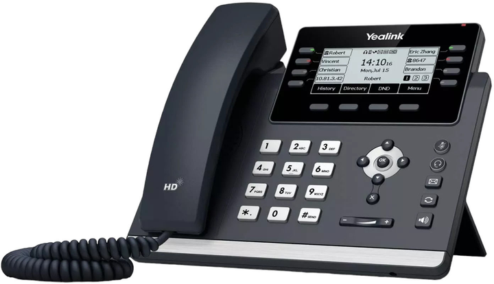 Telefon IP Yealink SIP-T43U Black (1301202) - obraz 1