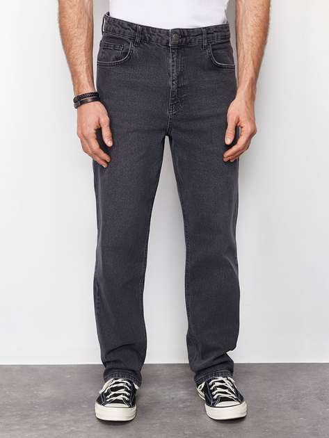 Джинсы Regular Fit мужские Trendyol TMNSS24JE00012 30 Темно-серые ...