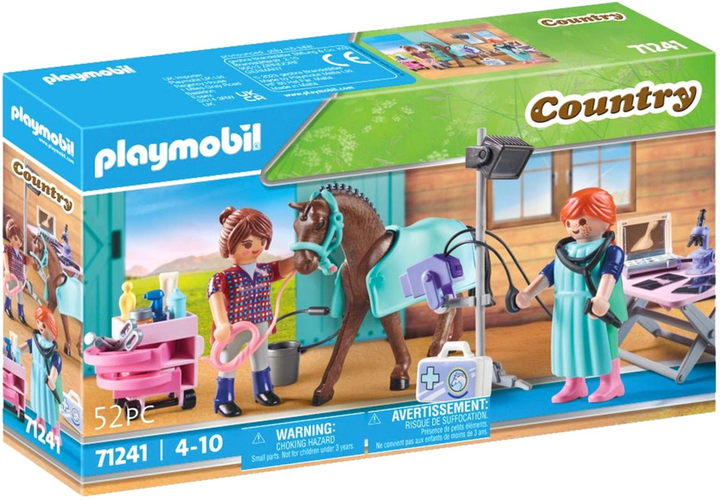 Набір іграшок Playmobil Country Horse Veterinarian (4008789712417) - зображення 1