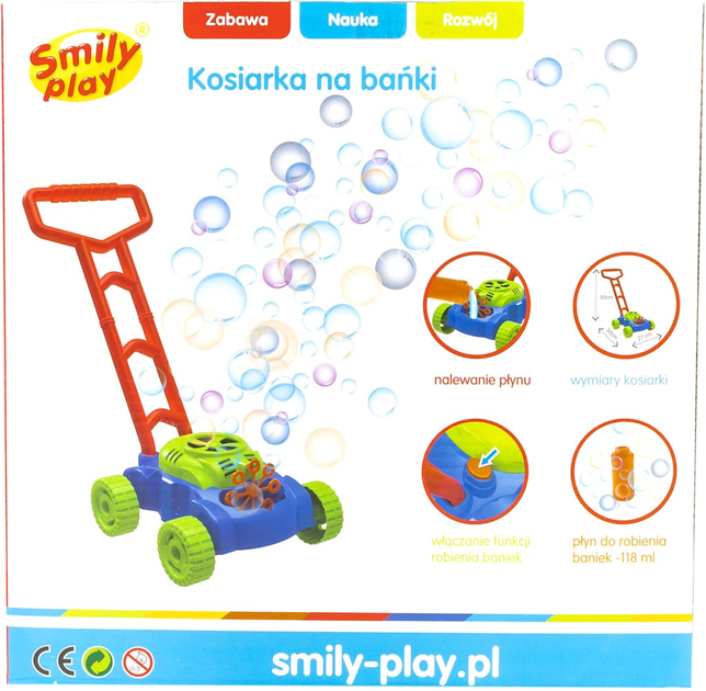 Набір іграшок Smily Play Bubble Mower (5905375831394) - зображення 2