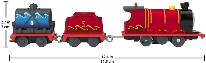 Zestaw zabawek Mattel Tomek i Przyjaciele Motorized Splash Tank James (0194735145669) - obraz 4
