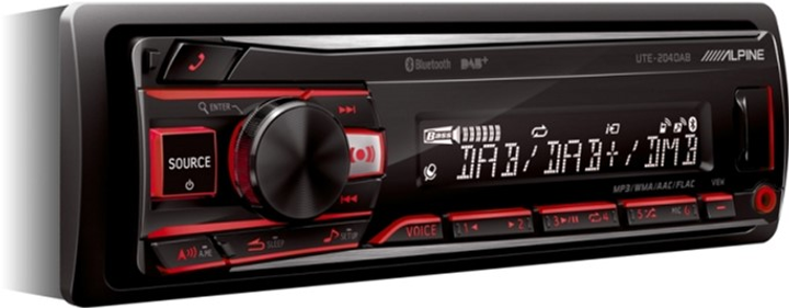 Бездискова MP3-магнітола Alpine UTE-204DAB - зображення 2