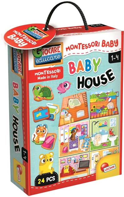 Настільна гра Lisciani Montessori Baby House (8008324100613) - зображення 1