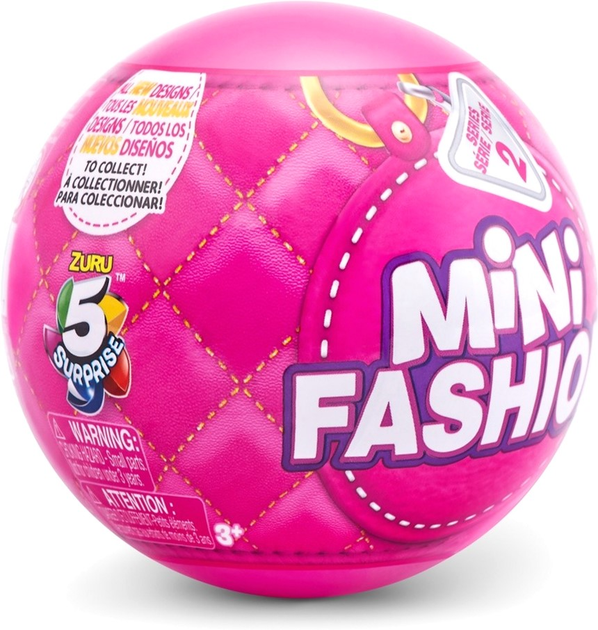 Figurki Zuru 5 Surprise Mini Brands Mini Fashion karton 36 sztuk 4 cm (5903076514240) - obraz 2