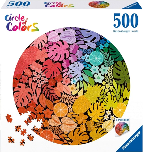 Пазл Ravensburger Circle of Colors Тропіки 500 деталей (4005555008217) - зображення 1