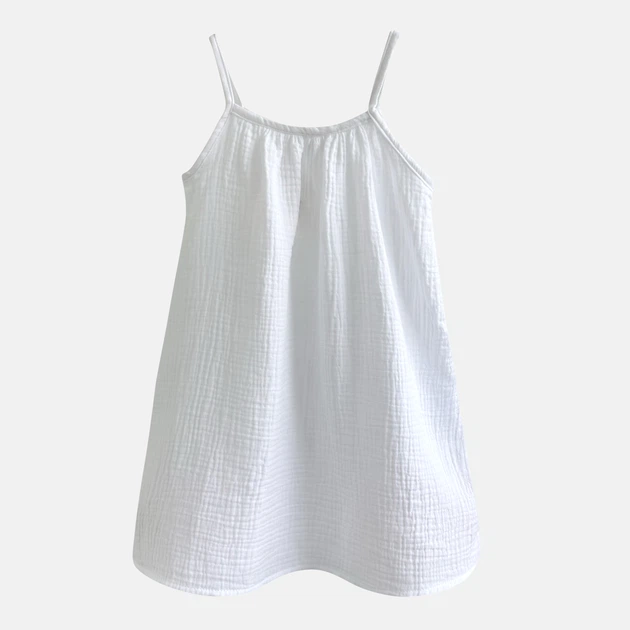Детский летний муслиновый сарафан для девочки Babydream sarmedium1 122 см Белый (ROZ6501037721) - Фото 1 Детский летний муслиновый сарафан для девочки Babydream sarmedium1 122 см Белый (ROZ6501037721) - изображение 1