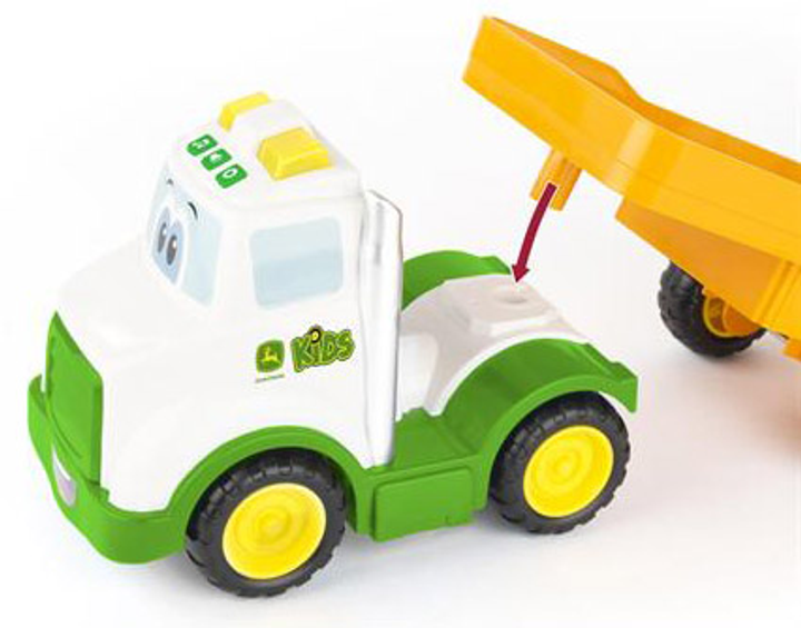 Тягач і Трактор Tomy John Deere зі світлом і звуком (0036881472070) - зображення 3