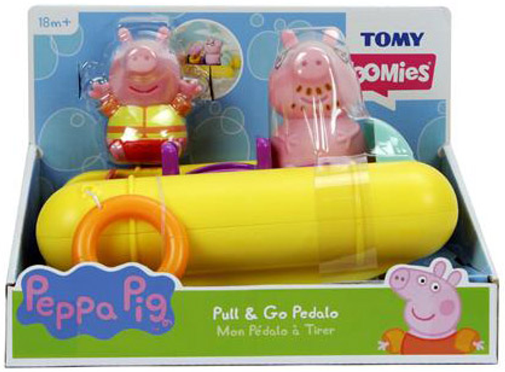 Іграшка для ванної Toomies Свинка Пеппа в човні (5011666731073) - зображення 1