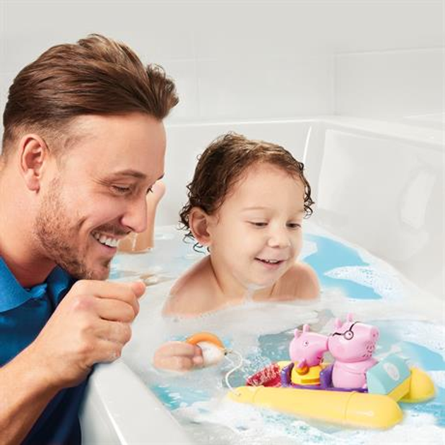 Zabawka do kąpieli Toomies Świnka Peppa w łódce (5011666731073) - obraz 4