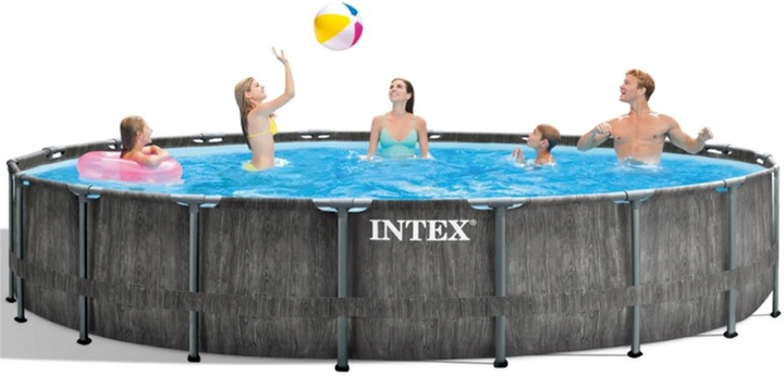 Басейн каркасний Intex Grey 549 х 122 см (6941057418551) - зображення 4