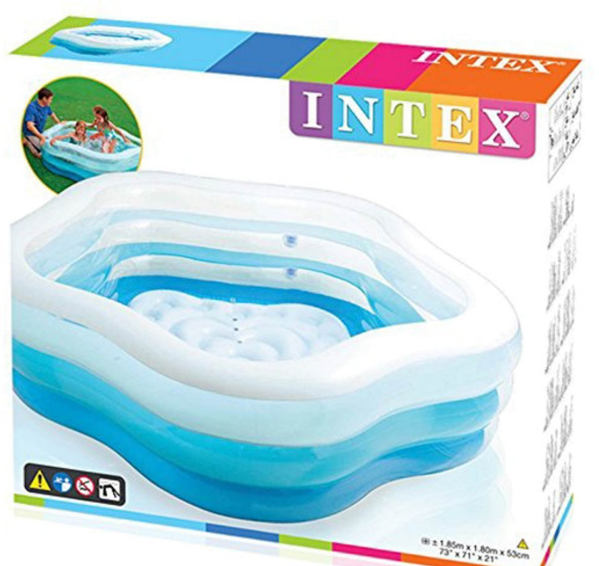Дитячий надувний басейн Intex Summer Colours (6941057454955) - зображення 1